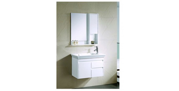 实木洗脸盆 镜柜组合 挂墙 橡木浴室柜760mm VS-0817
