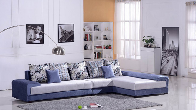 沙发 简约布艺沙发 组合沙发 大小户型沙发 可拆洗布沙发 8007