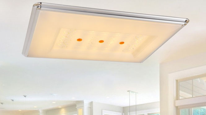 现代简约长方形LED调光调色吸顶灯客厅卧室灯 84005