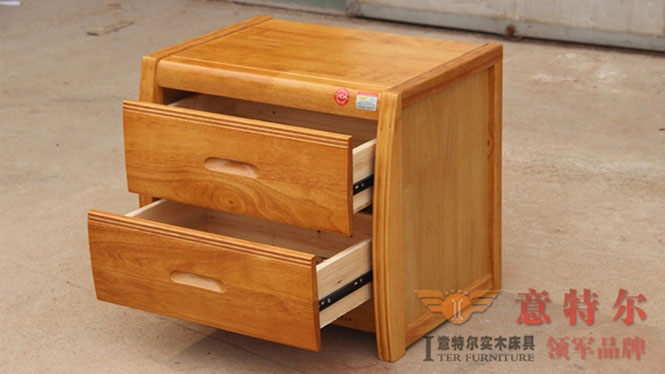 中式橡木宜家田园家具现代简约时尚小柜子实木床头柜橱特价 926