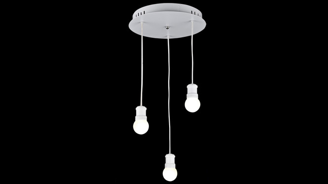 餐厅灯吊灯 三头创意现代简约LED饭厅灯具餐厅单头吧台灯饰餐吊灯FD8053-1-3