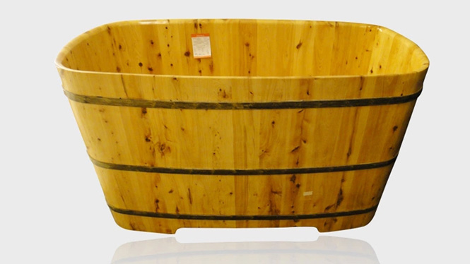 香柏木洗澡桶泡澡木桶沐浴桶纯实木浴缸木桶RY021