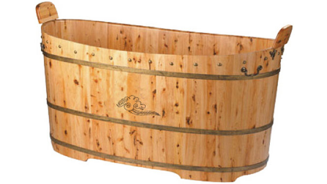 香柏木木桶泡澡桶沐浴盆沐浴桶浴缸熏蒸桶蒸汽桶双人桶RY015