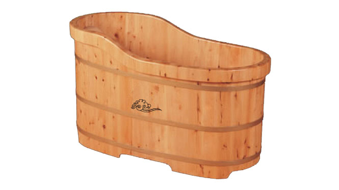 木桶浴桶洗澡桶小香柏木泡澡桶木桶浴盆沐浴桶RY023