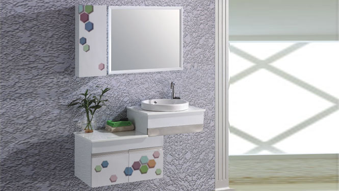 太空铝合金小户型卫生间浴室柜挂墙式洗手洗脸盆池组合1000mm 15013