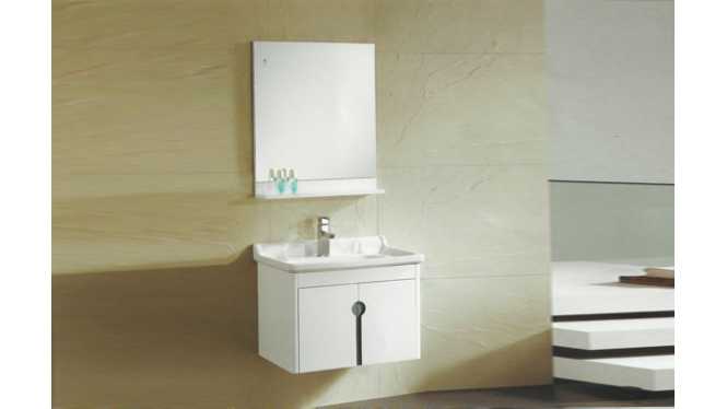 正品浴室柜 高端时尚实木浴室柜 挂墙式浴室柜710mm VS-0835