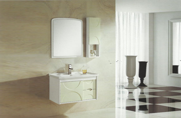 浴室柜组合挂墙式实木橡木柜现代简约洗脸台洗脸盆台盆柜820mm VS-0815