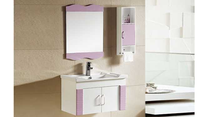 PVC浴室柜组合 洗手盆洗脸盆吊柜 卫生间小洗漱台 820mm 8023