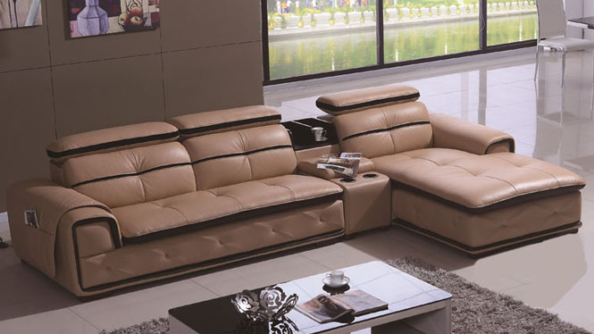 真皮沙发头层牛皮 小户型皮沙发 简约现代风客厅沙发客厅组合6233