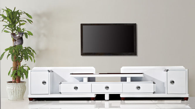 电视柜 家具 现代简约伸缩电视柜茶几组合 客厅家具修色TV2280