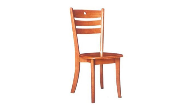 新款餐椅 进口精致实木餐椅 客厅全实木椅子 橡胶木餐椅917#