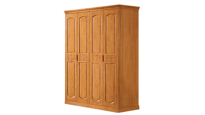 全实木衣柜 中式实用衣柜 卧室套房系列 三四五六门衣柜F12